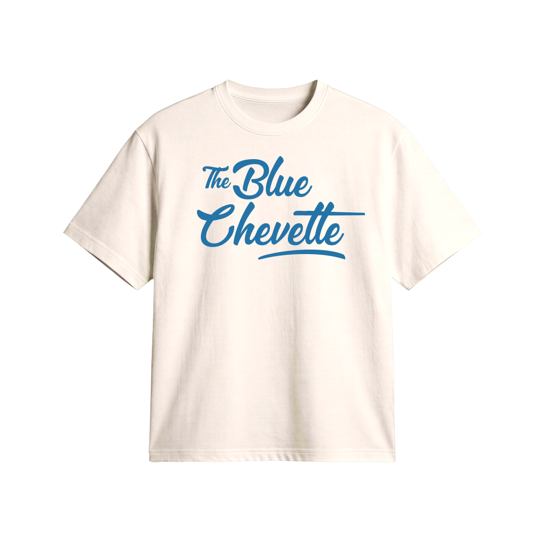 The Blue Chevette Tshirt (White)